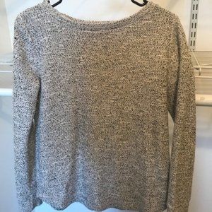 LOFT Marbled Gray Sweater (XS)